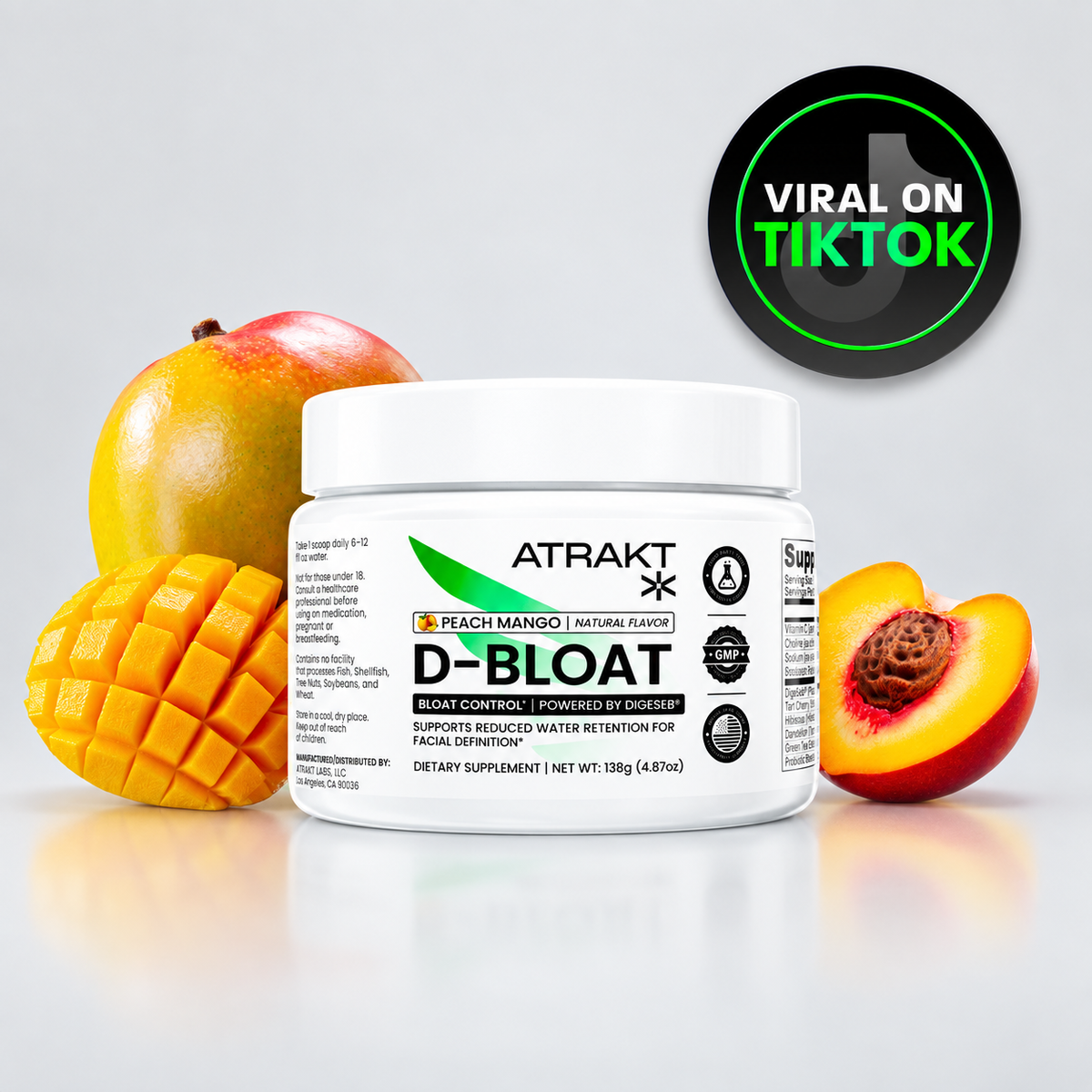 D-BLOAT | From puffy face to sharp jawline. Just mix it in water