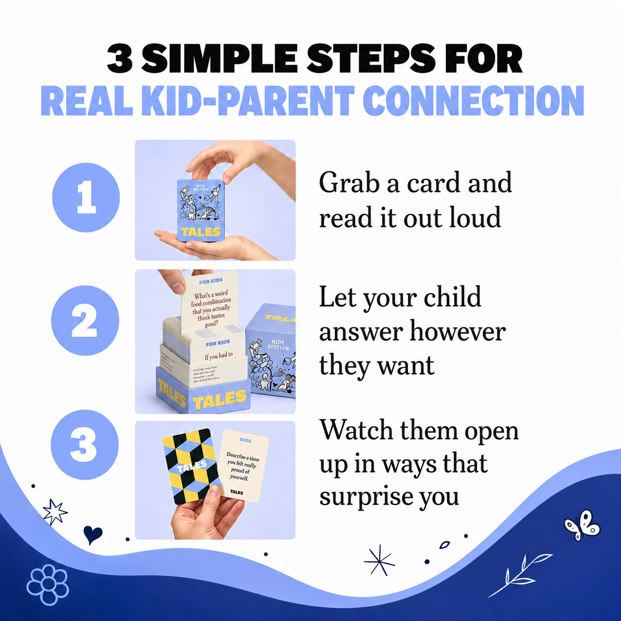 Tales For Kids Edition - 150 Cards for Real Connection
