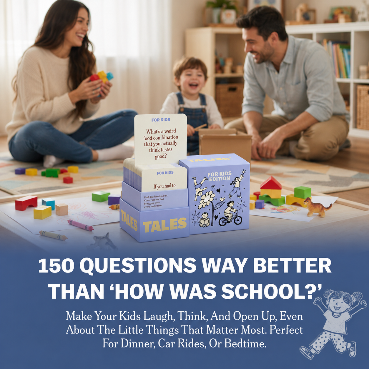 Tales For Kids Edition - 150 Cards for Real Connection