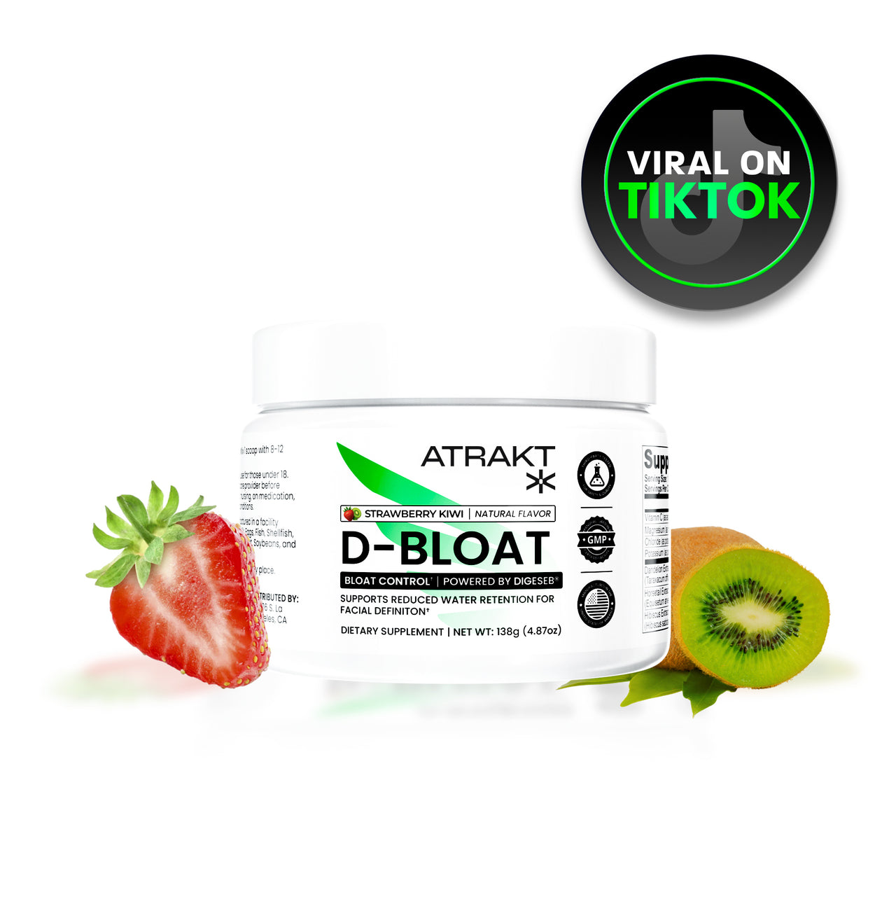 D-BLOAT | From puffy face to sharp jawline. Just mix it in water