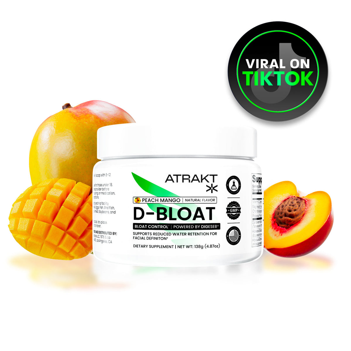 D-BLOAT | From puffy face to sharp jawline. Just mix it in water
