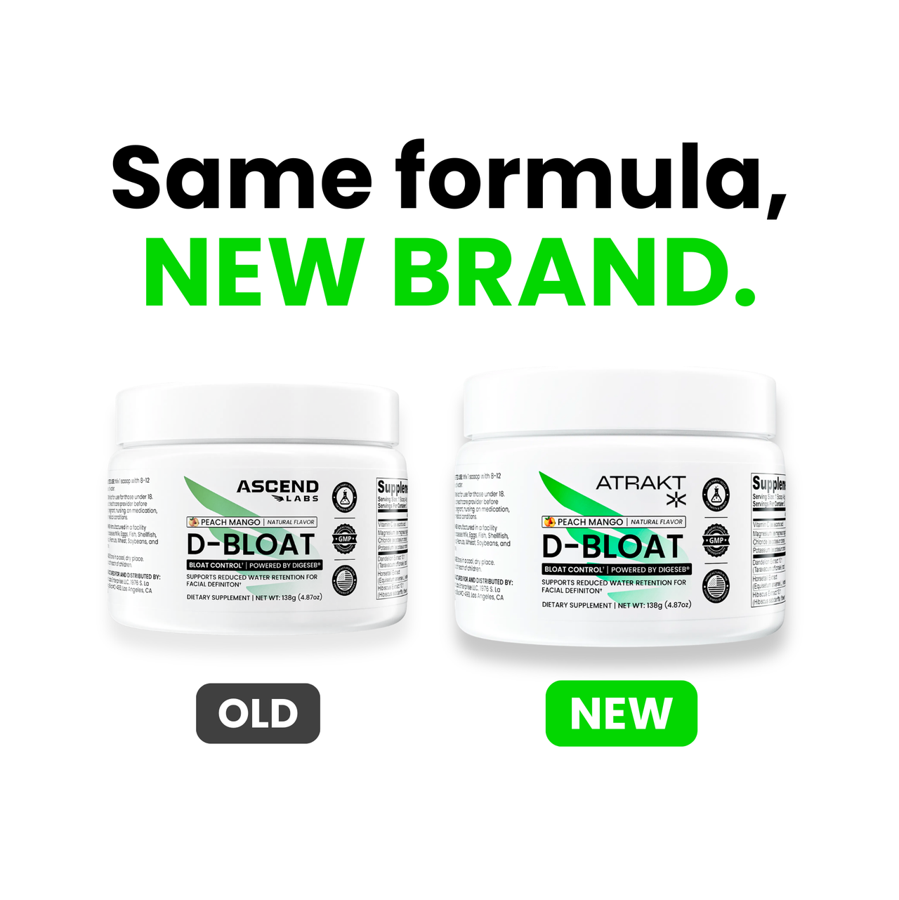 D-BLOAT | From puffy face to sharp jawline. Just mix it in water