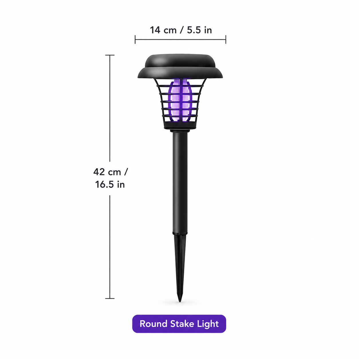 Solar Powered Mosquito Zapper |  Enjoy Your Backyard in the Evening. Without Spray. Without Plugs