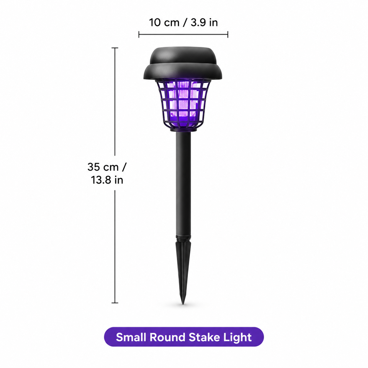 Solar Powered Mosquito Zapper |  Enjoy Your Backyard in the Evening. Without Spray. Without Plugs