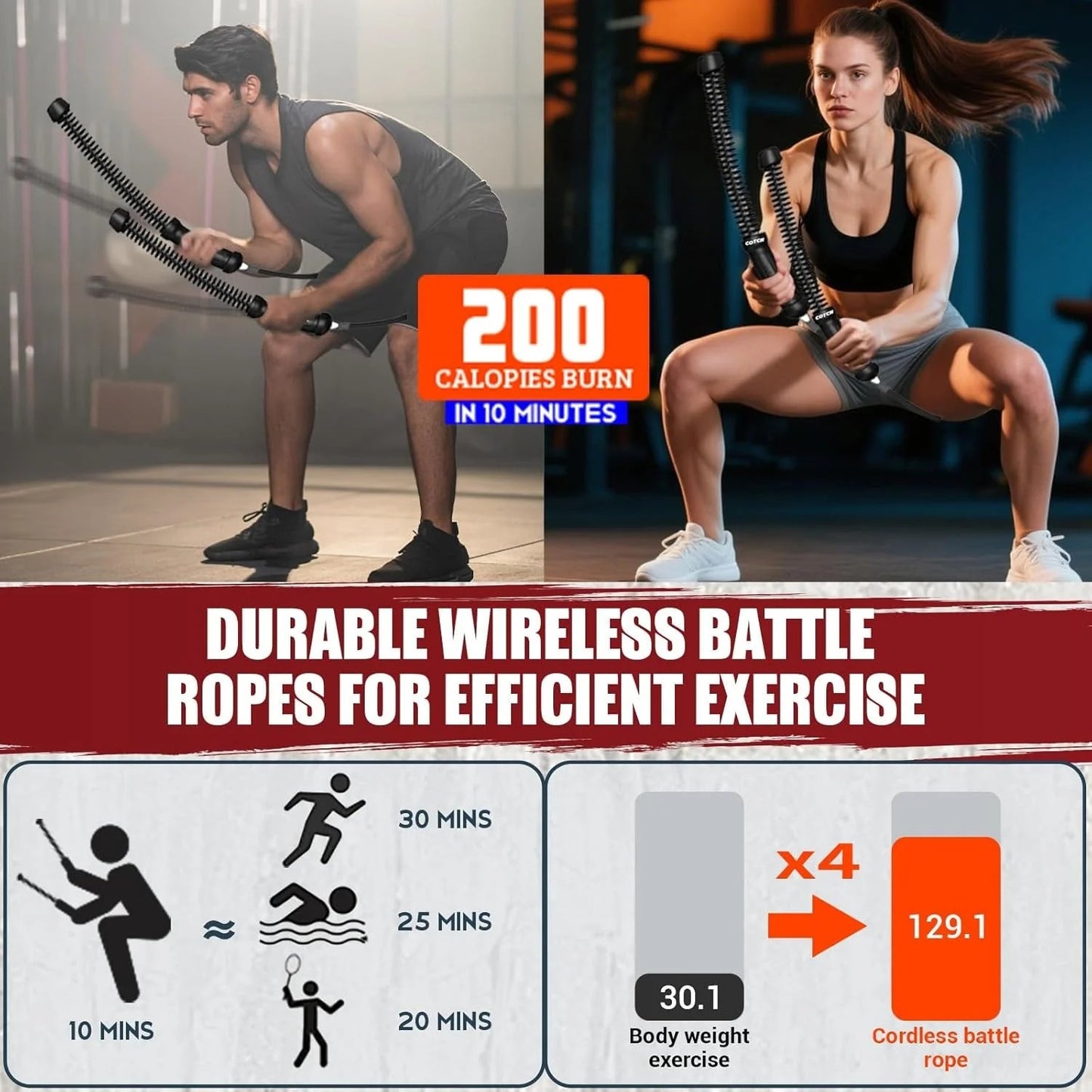 Ropeless Battle Ropes